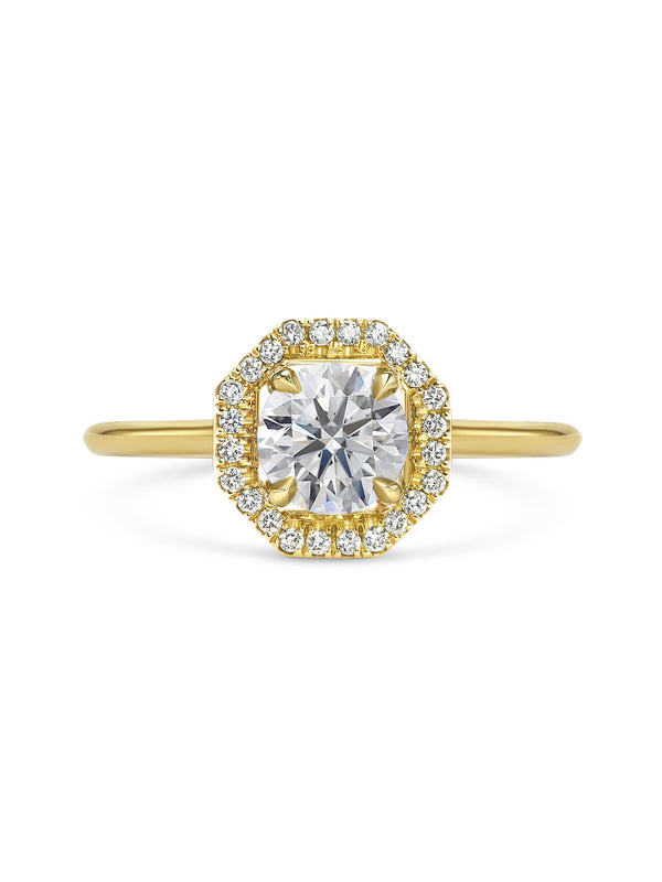 The Adonis Ring by East London jeweller Rachel Boston | Discover our collections of unique and timeless engagement rings, wedding rings, and modern fine jewellery.