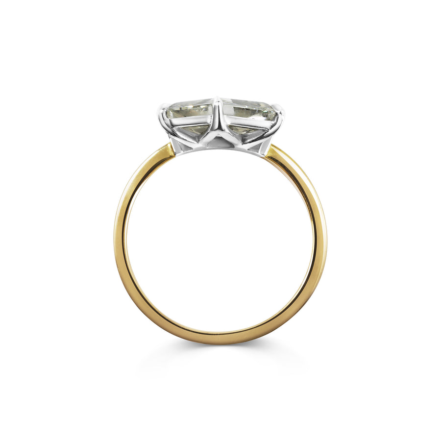 The X - Aelia Ring by East London jeweller Rachel Boston | Discover our collections of unique and timeless engagement rings, wedding rings, and modern fine jewellery. - Rachel Boston Jewellery