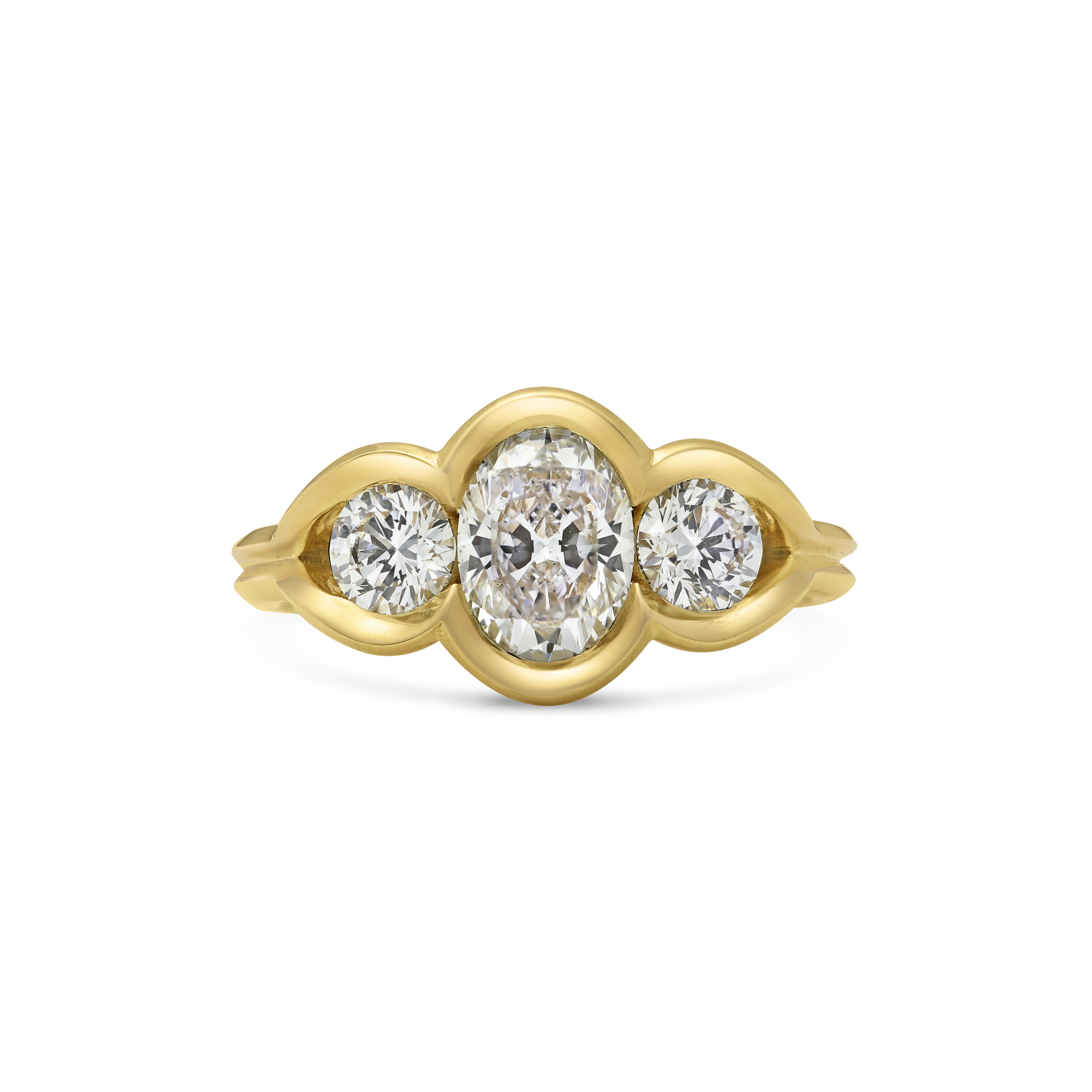The Alaric Ring by East London jeweller Rachel Boston | Discover our collections of unique and timeless engagement rings, wedding rings, and modern fine jewellery.