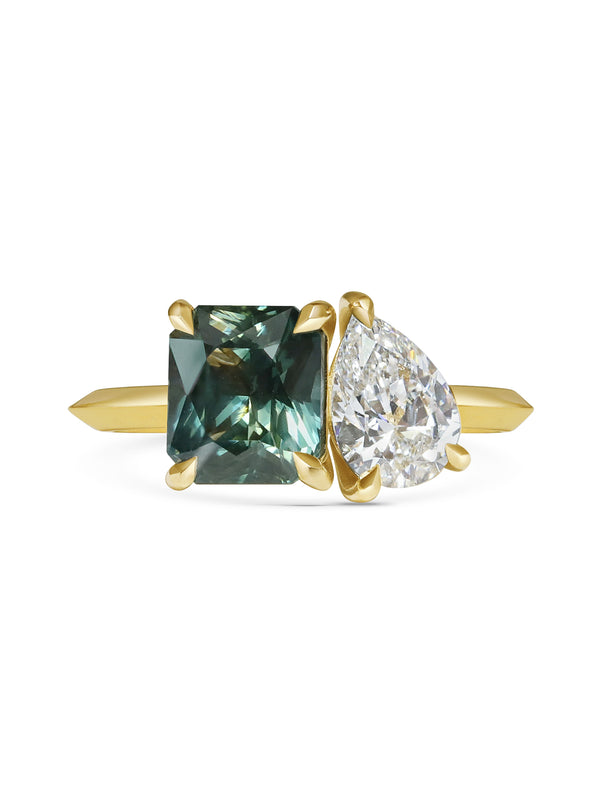 The X - Alexandra Ring by East London jeweller Rachel Boston | Discover our collections of unique and timeless engagement rings, wedding rings, and modern fine jewellery.