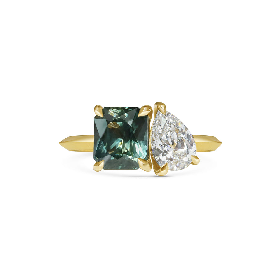 The X - Alexandra Ring by East London jeweller Rachel Boston | Discover our collections of unique and timeless engagement rings, wedding rings, and modern fine jewellery. - Rachel Boston Jewellery