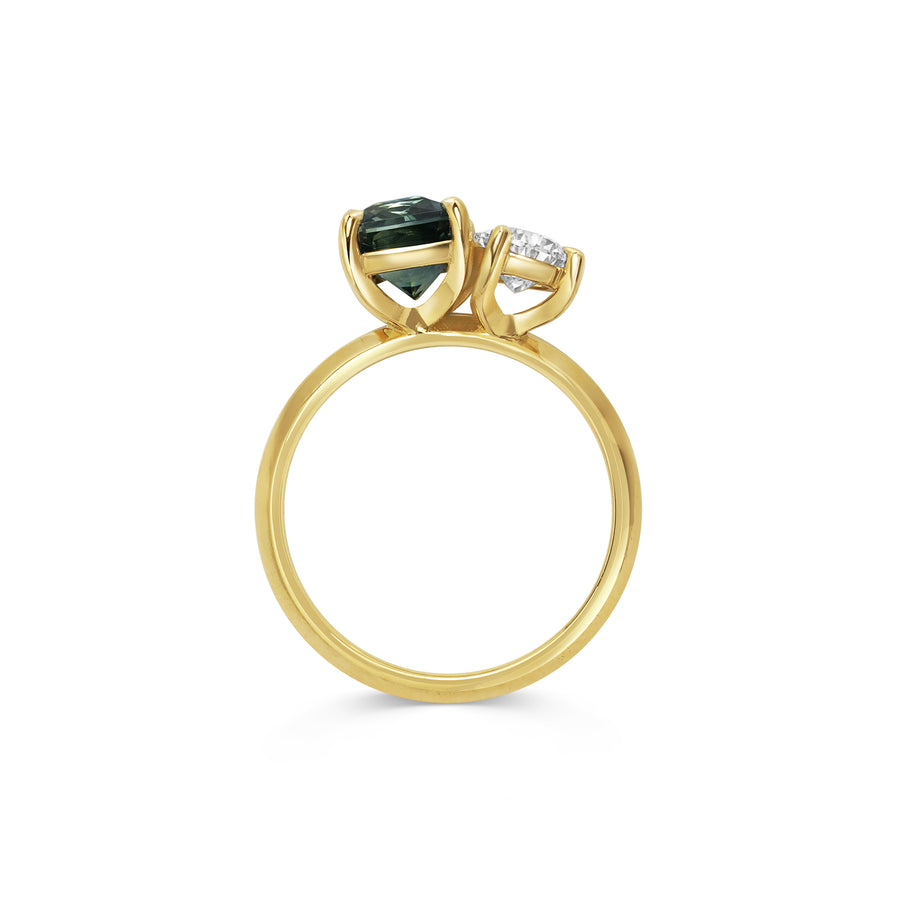 The X - Alexandra Ring by East London jeweller Rachel Boston | Discover our collections of unique and timeless engagement rings, wedding rings, and modern fine jewellery. - Rachel Boston Jewellery