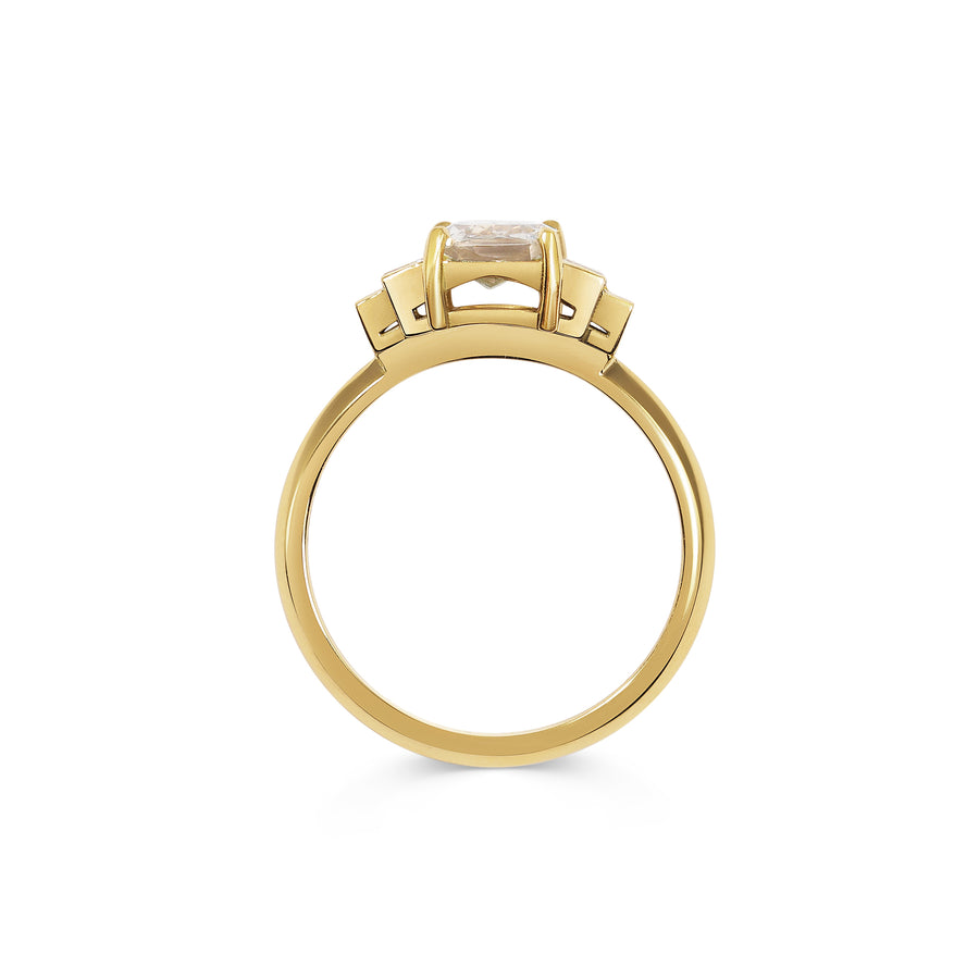 The X - Amacuro Ring by East London jeweller Rachel Boston | Discover our collections of unique and timeless engagement rings, wedding rings, and modern fine jewellery. - Rachel Boston Jewellery