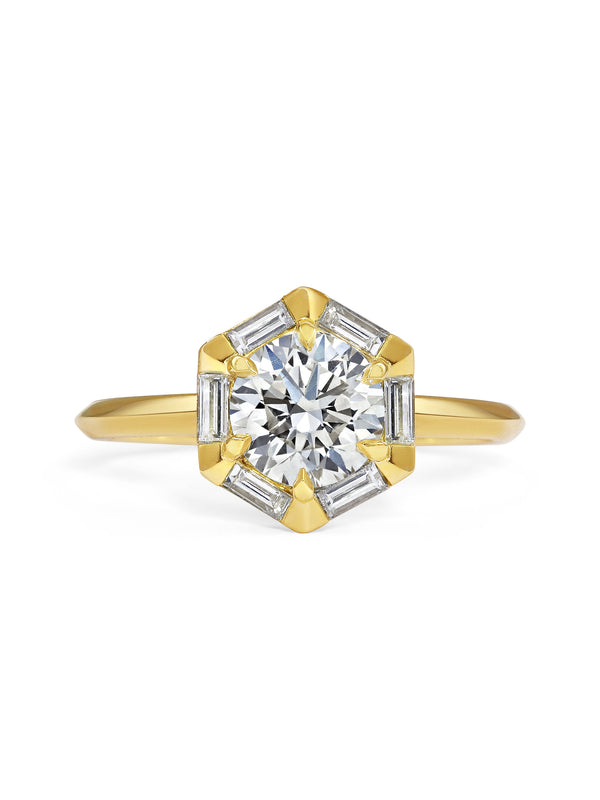 The Antlia Ring by East London jeweller Rachel Boston | Discover our collections of unique and timeless engagement rings, wedding rings, and modern fine jewellery.