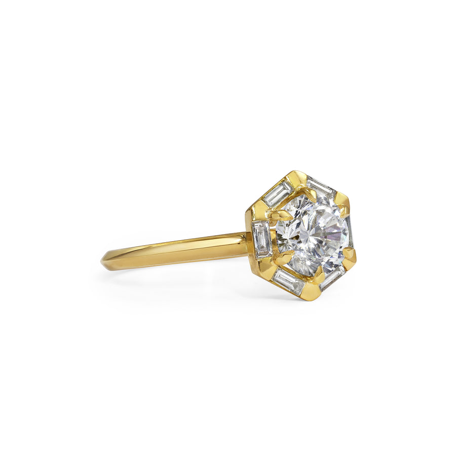 The Antlia Ring by East London jeweller Rachel Boston | Discover our collections of unique and timeless engagement rings, wedding rings, and modern fine jewellery. - Rachel Boston Jewellery