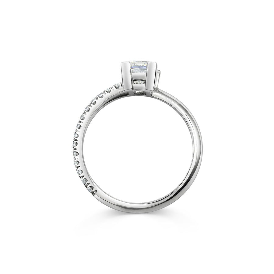 The X - Aphrodite Ring by East London jeweller Rachel Boston | Discover our collections of unique and timeless engagement rings, wedding rings, and modern fine jewellery. - Rachel Boston Jewellery