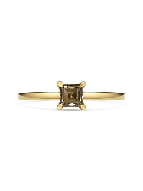The X - Avize Ring by East London jeweller Rachel Boston | Discover our collections of unique and timeless engagement rings, wedding rings, and modern fine jewellery.