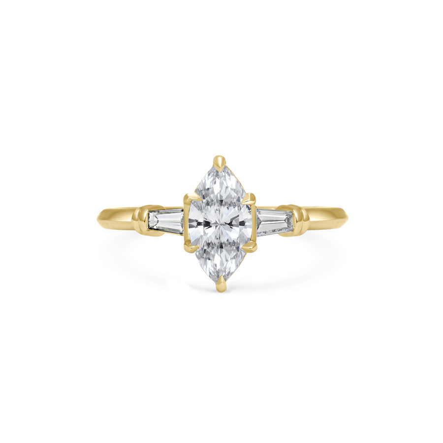 The Bette Ring - Marquise Cut by East London jeweller Rachel Boston | Discover our collections of unique and timeless engagement rings, wedding rings, and modern fine jewellery. - Rachel Boston Jewellery