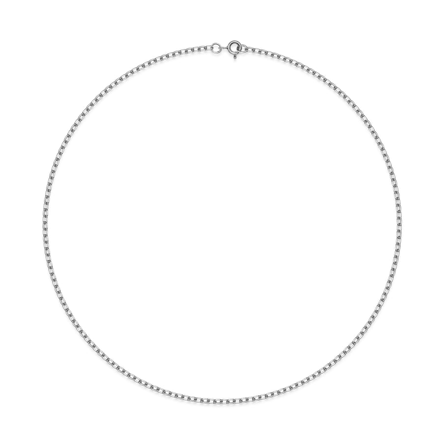 The Boston Angle Filed Chain by East London jeweller Rachel Boston | Discover our collections of unique and timeless engagement rings, wedding rings, and modern fine jewellery. - Rachel Boston Jewellery