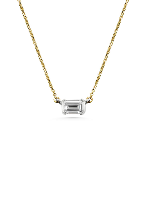 The X - Carrington Necklace - 0.40ct by East London jeweller Rachel Boston | Discover our collections of unique and timeless engagement rings, wedding rings, and modern fine jewellery.
