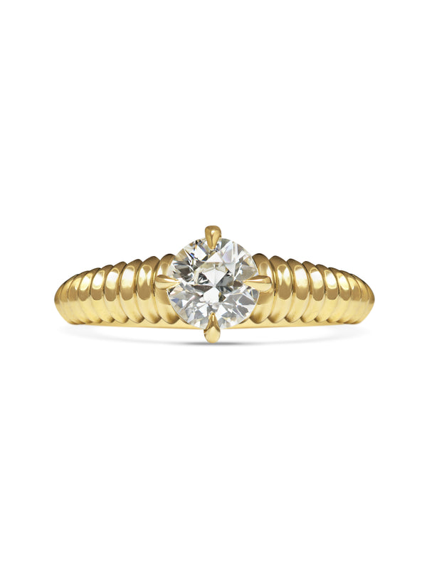 The Col Ring by East London jeweller Rachel Boston | Discover our collections of unique and timeless engagement rings, wedding rings, and modern fine jewellery.