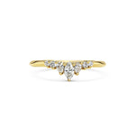 Comet Arund Wedding Band