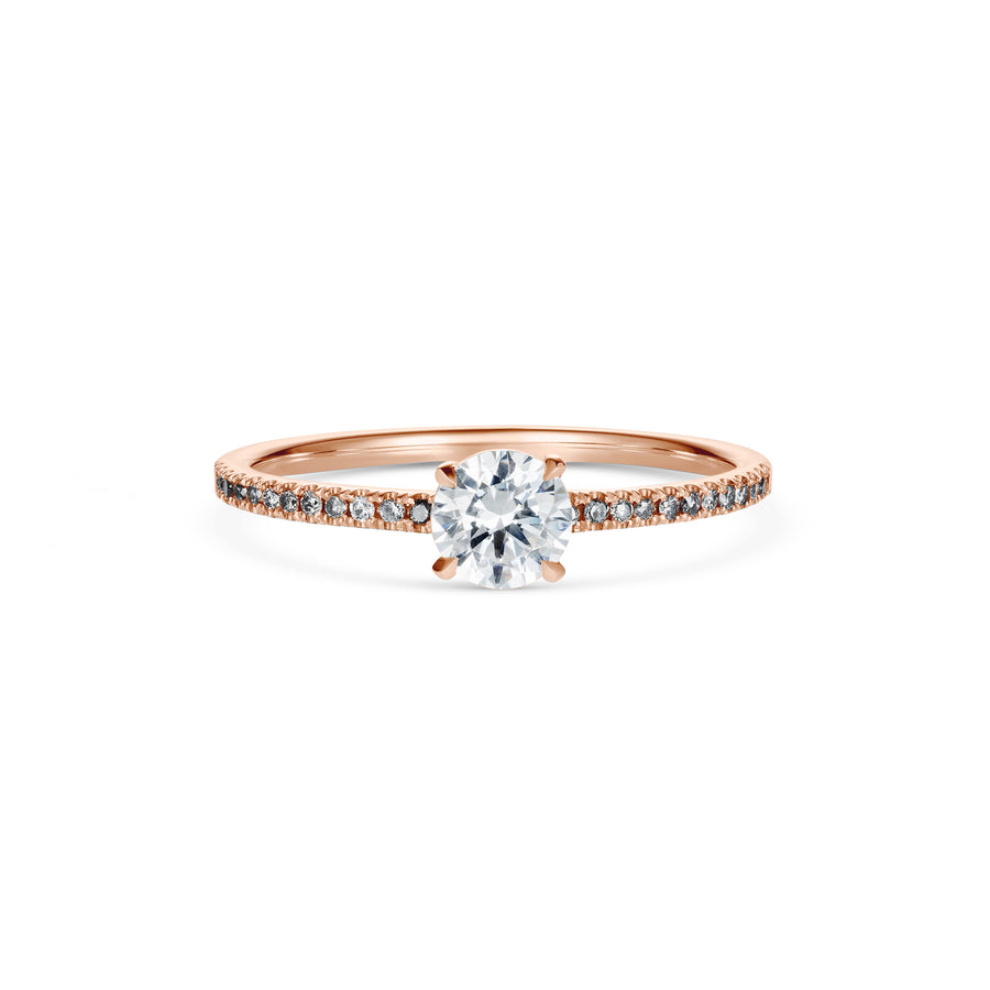 The Contra Round Ring by East London jeweller Rachel Boston | Discover our collections of unique and timeless engagement rings, wedding rings, and modern fine jewellery. - Rachel Boston Jewellery