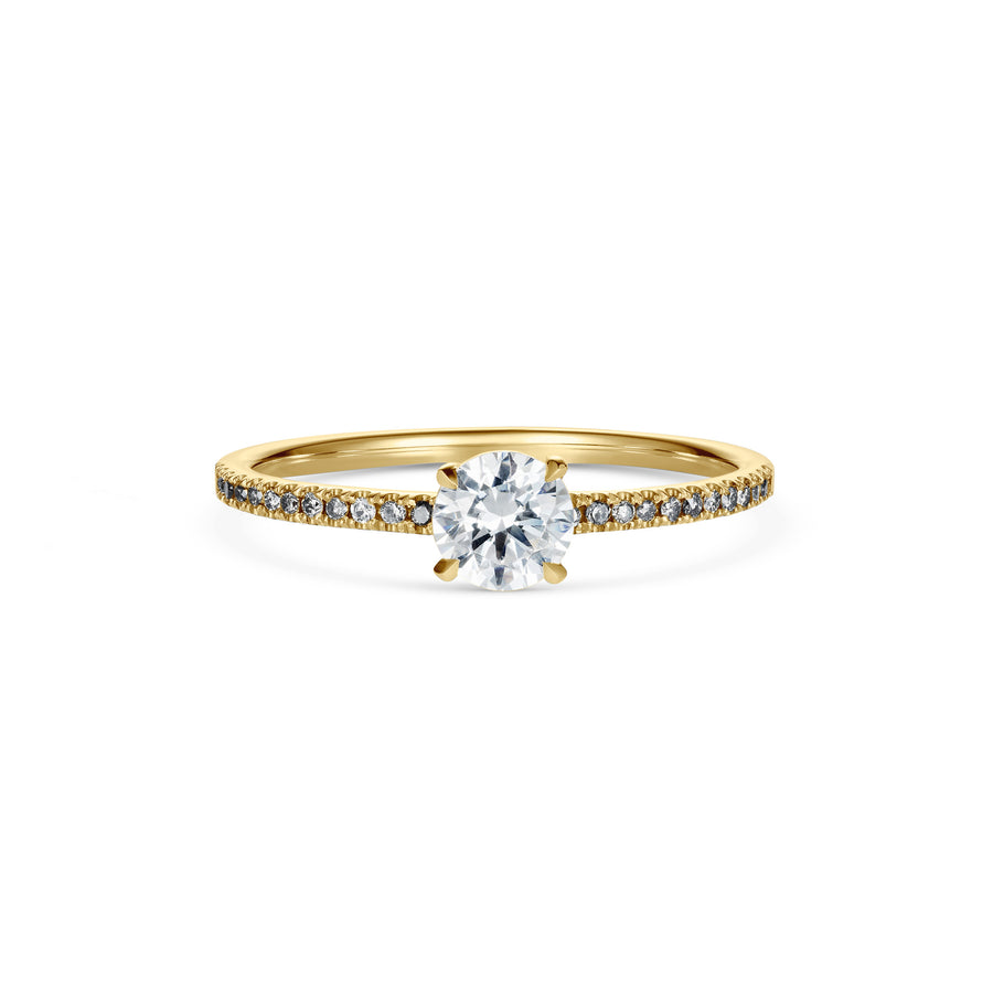 The Contra Round Ring by East London jeweller Rachel Boston | Discover our collections of unique and timeless engagement rings, wedding rings, and modern fine jewellery. - Rachel Boston Jewellery