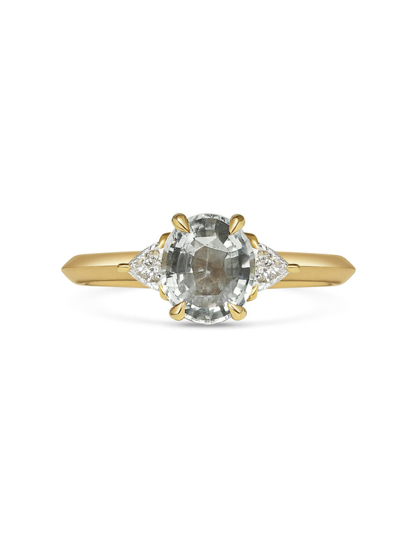 The X - Cotuhe Ring by East London jeweller Rachel Boston | Discover our collections of unique and timeless engagement rings, wedding rings, and modern fine jewellery.