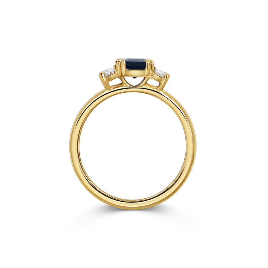 The X - Cura Ring by East London jeweller Rachel Boston | Discover our collections of unique and timeless engagement rings, wedding rings, and modern fine jewellery. - Rachel Boston Jewellery