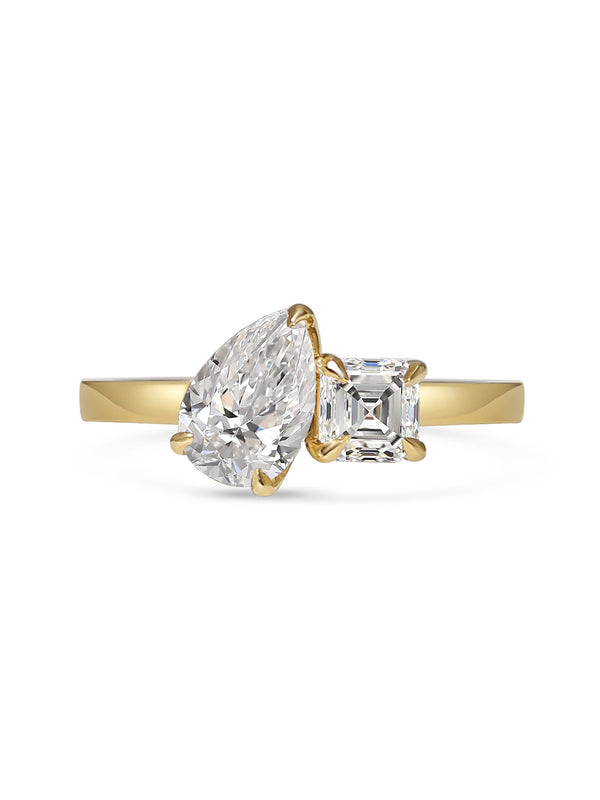 The Darcy Ring by East London jeweller Rachel Boston | Discover our collections of unique and timeless engagement rings, wedding rings, and modern fine jewellery.