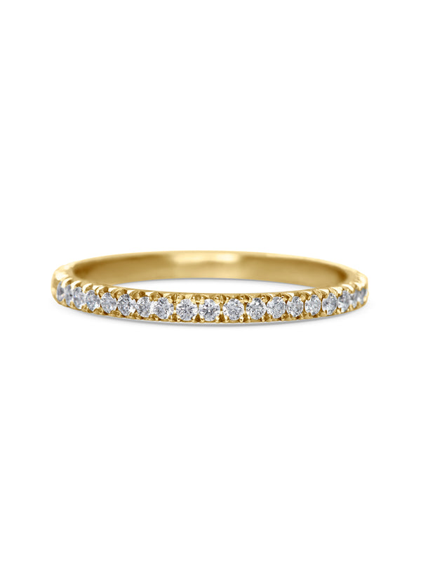 The Diamond Circulum Band - 1.5mm by East London jeweller Rachel Boston | Discover our collections of unique and timeless engagement rings, wedding rings, and modern fine jewellery.