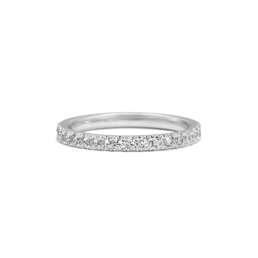 The Diamond Circulum Band - 2mm by East London jeweller Rachel Boston | Discover our collections of unique and timeless engagement rings, wedding rings, and modern fine jewellery. - Rachel Boston Jewellery