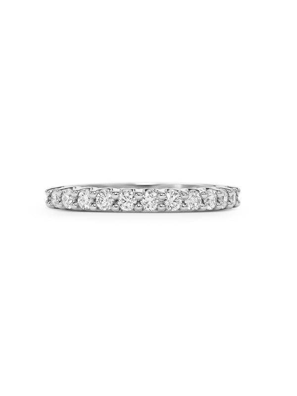The Diamond Scallop Band - 2.5mm by East London jeweller Rachel Boston | Discover our collections of unique and timeless engagement rings, wedding rings, and modern fine jewellery.