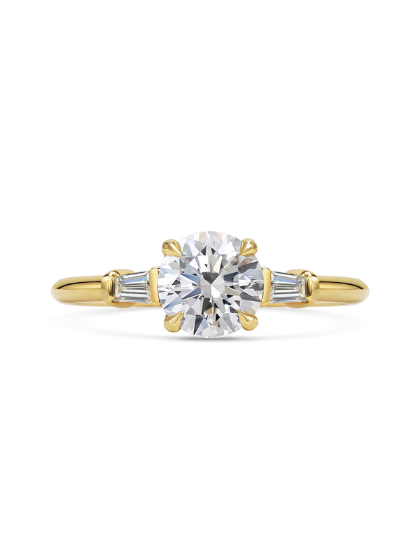 The Edith Ring by East London jeweller Rachel Boston | Discover our collections of unique and timeless engagement rings, wedding rings, and modern fine jewellery.