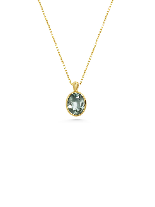 X - Emin Necklace- 1.52ct Blue - Rachel Boston Jewellery