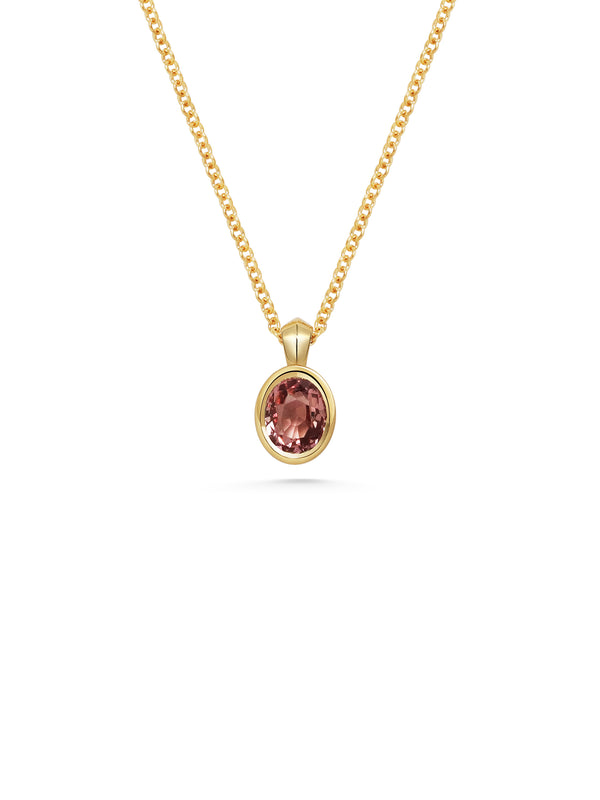 Emin Necklace- 1ct Pink - Rachel Boston Jewellery