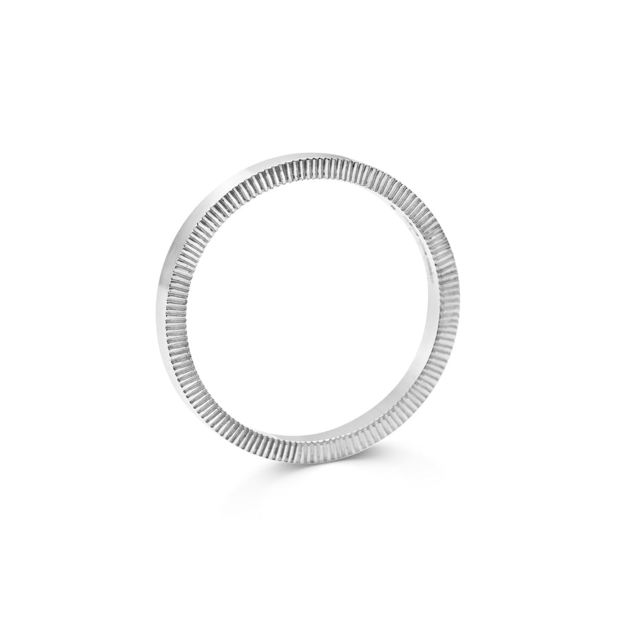 The Engraved Lines on Side - 2mm by East London jeweller Rachel Boston | Discover our collections of unique and timeless engagement rings, wedding rings, and modern fine jewellery. - Rachel Boston Jewellery