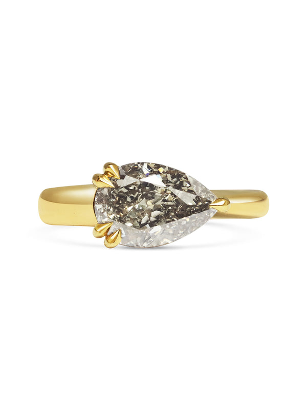 The X - Erriapus Ring by East London jeweller Rachel Boston | Discover our collections of unique and timeless engagement rings, wedding rings, and modern fine jewellery.