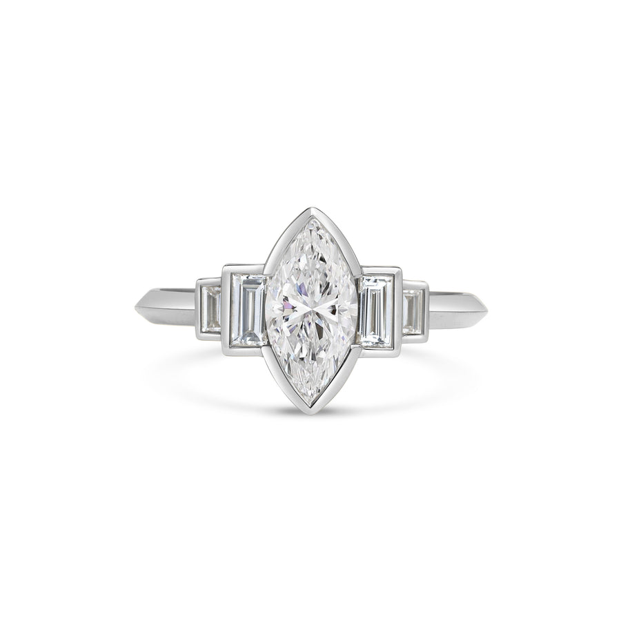The Esme Ring by East London jeweller Rachel Boston | Discover our collections of unique and timeless engagement rings, wedding rings, and modern fine jewellery. - Rachel Boston Jewellery