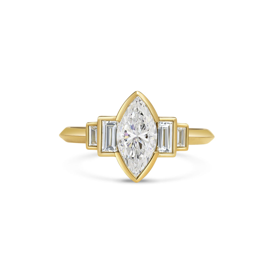 The Esme Ring by East London jeweller Rachel Boston | Discover our collections of unique and timeless engagement rings, wedding rings, and modern fine jewellery. - Rachel Boston Jewellery