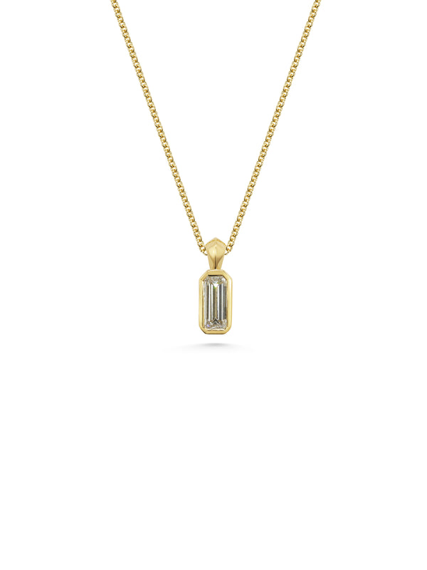 The X - Frankenthaler Necklace by East London jeweller Rachel Boston | Discover our collections of unique and timeless engagement rings, wedding rings, and modern fine jewellery.