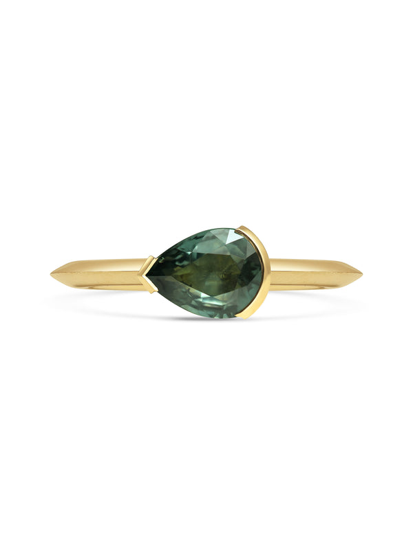 The Iara Ring by East London jeweller Rachel Boston | Discover our collections of unique and timeless engagement rings, wedding rings, and modern fine jewellery.