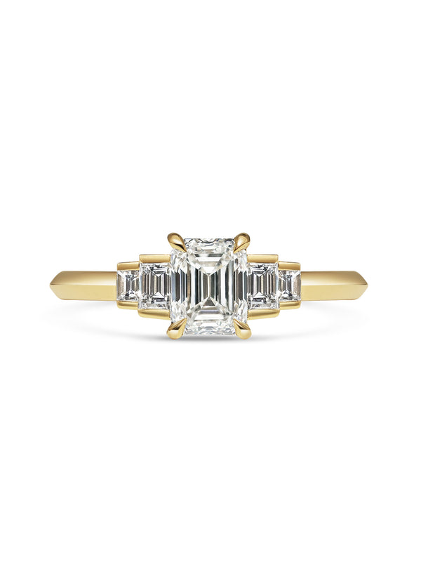 The Ida Ring by East London jeweller Rachel Boston | Discover our collections of unique and timeless engagement rings, wedding rings, and modern fine jewellery.