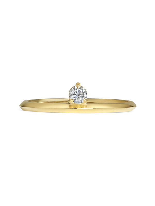 The Round Ilud Ring by East London jeweller Rachel Boston | Discover our collections of unique and timeless engagement rings, wedding rings, and modern fine jewellery.