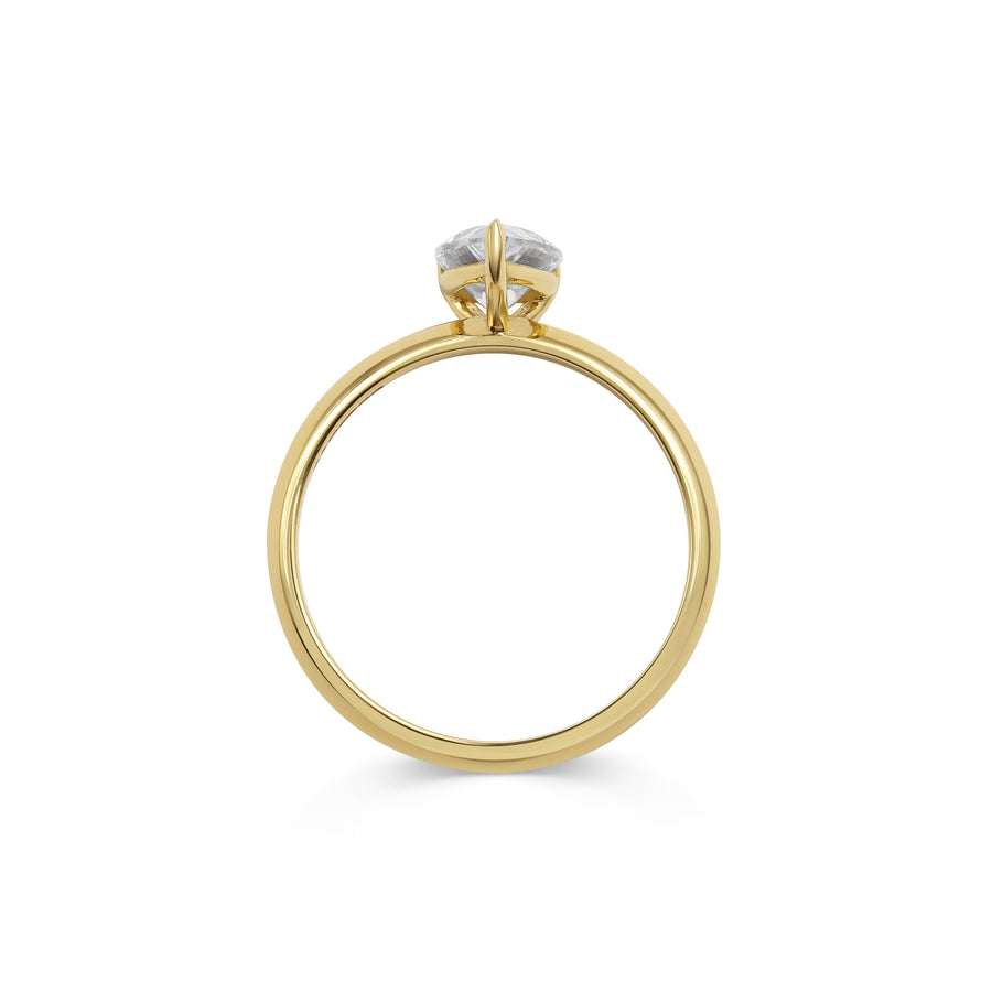 The Lyra Ring - Pear Cut by East London jeweller Rachel Boston | Discover our collections of unique and timeless engagement rings, wedding rings, and modern fine jewellery. - Rachel Boston Jewellery