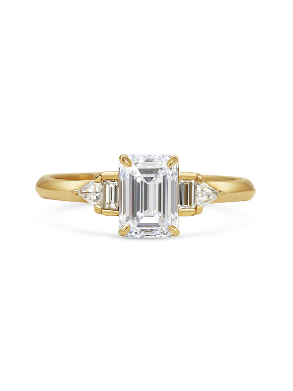 The Maude Ring by East London jeweller Rachel Boston | Discover our collections of unique and timeless engagement rings, wedding rings, and modern fine jewellery.