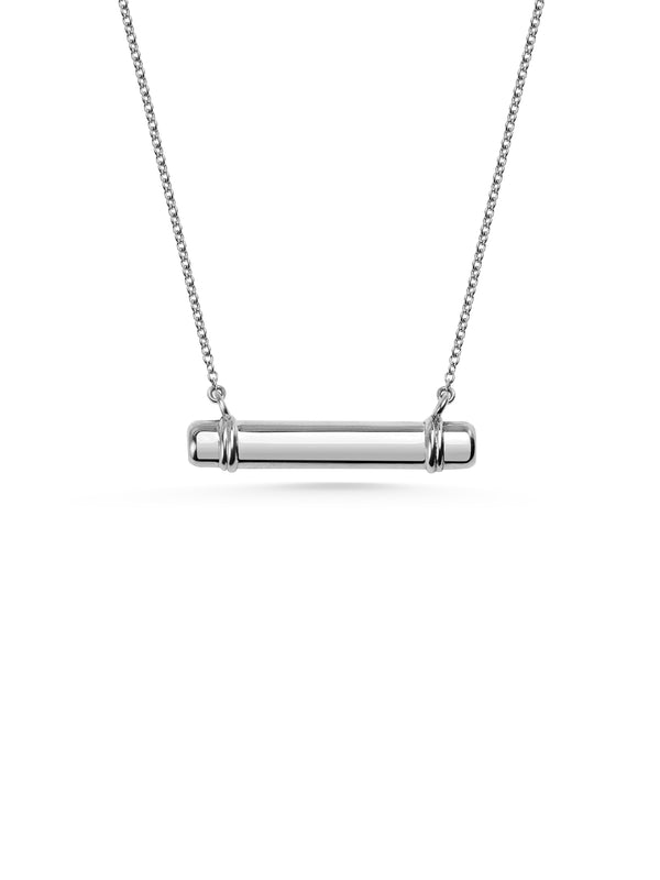 The Memento Necklace by East London jeweller Rachel Boston | Discover our collections of unique and timeless engagement rings, wedding rings, and modern fine jewellery.