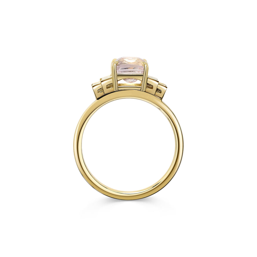 The X - Mweru Ring by East London jeweller Rachel Boston | Discover our collections of unique and timeless engagement rings, wedding rings, and modern fine jewellery. - Rachel Boston Jewellery