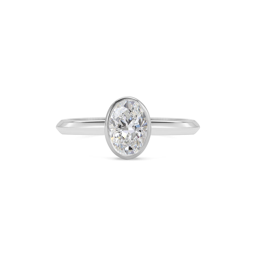 The Perseus Ring - Oval Cut by East London jeweller Rachel Boston | Discover our collections of unique and timeless engagement rings, wedding rings, and modern fine jewellery. - Rachel Boston Jewellery