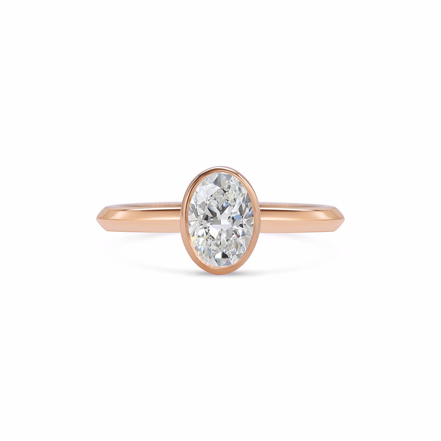 The Perseus Ring - Oval Cut by East London jeweller Rachel Boston | Discover our collections of unique and timeless engagement rings, wedding rings, and modern fine jewellery. - Rachel Boston Jewellery