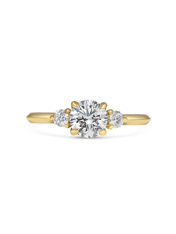 The Rita Ring by East London jeweller Rachel Boston | Discover our collections of unique and timeless engagement rings, wedding rings, and modern fine jewellery.