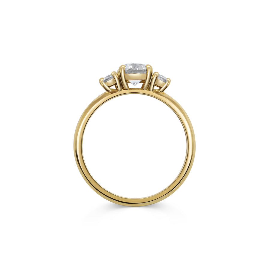 The Rita Ring - Round Cut 0.70ct - In Stock by East London jeweller Rachel Boston | Discover our collections of unique and timeless engagement rings, wedding rings, and modern fine jewellery. - Rachel Boston Jewellery