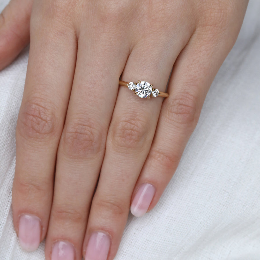 The Rita Ring by East London jeweller Rachel Boston | Discover our collections of unique and timeless engagement rings, wedding rings, and modern fine jewellery. - Rachel Boston Jewellery