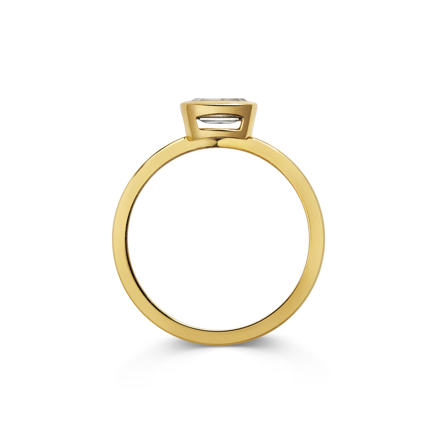 The X - Riviere Ring by East London jeweller Rachel Boston | Discover our collections of unique and timeless engagement rings, wedding rings, and modern fine jewellery. - Rachel Boston Jewellery