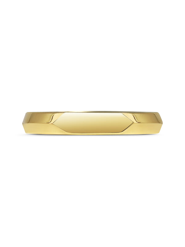 The Slim Signet Straight Ring by East London jeweller Rachel Boston | Discover our collections of unique and timeless engagement rings, wedding rings, and modern fine jewellery.