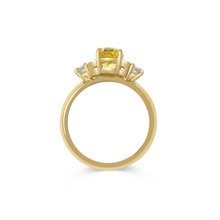 The X - Solari Ring by East London jeweller Rachel Boston | Discover our collections of unique and timeless engagement rings, wedding rings, and modern fine jewellery. - Rachel Boston Jewellery