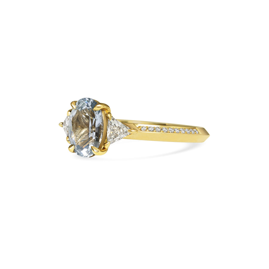 The X - Sonso Ring by East London jeweller Rachel Boston | Discover our collections of unique and timeless engagement rings, wedding rings, and modern fine jewellery. - Rachel Boston Jewellery