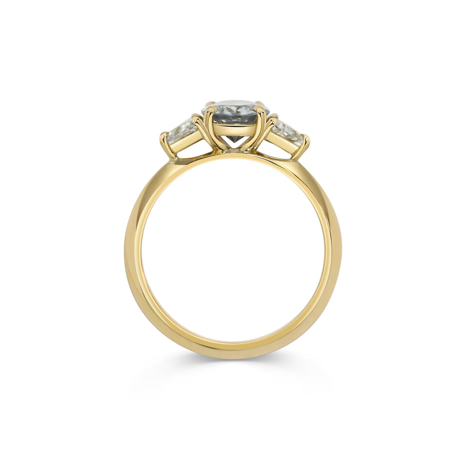 The X - Sonso Ring by East London jeweller Rachel Boston | Discover our collections of unique and timeless engagement rings, wedding rings, and modern fine jewellery. - Rachel Boston Jewellery