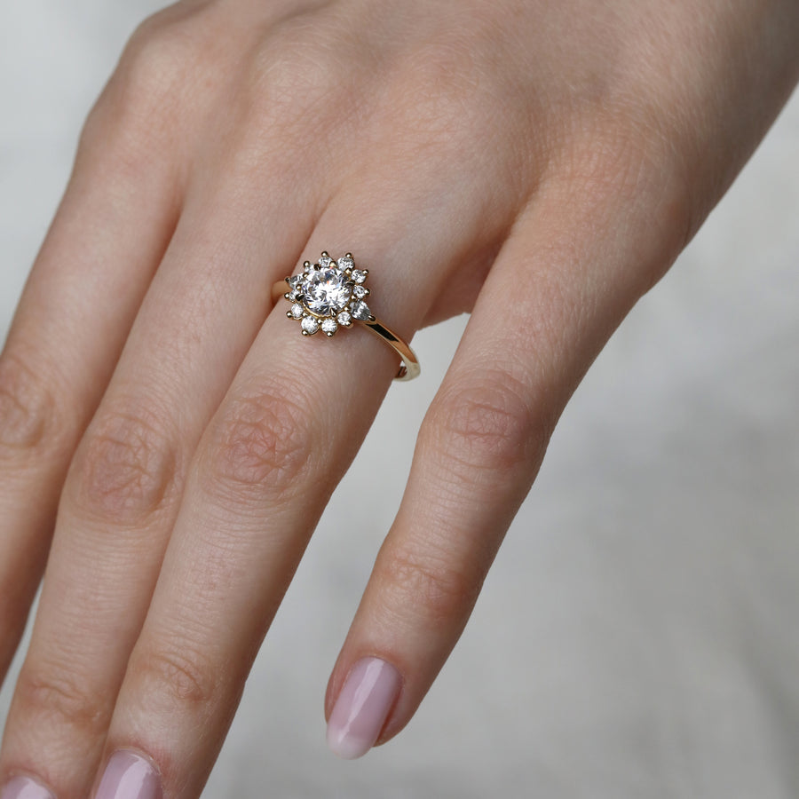 The Styx Ring by East London jeweller Rachel Boston | Discover our collections of unique and timeless engagement rings, wedding rings, and modern fine jewellery. - Rachel Boston Jewellery